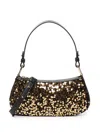 Coccinelle Merveille Paillette Bag In Gold