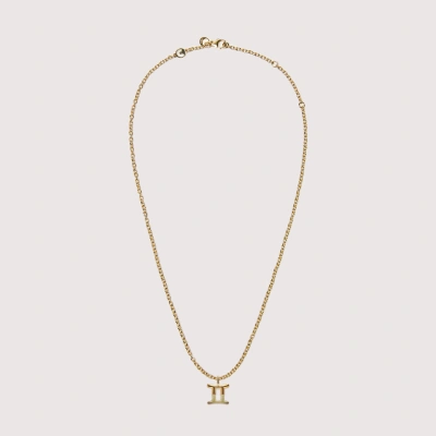 Coccinelle Metal Necklace Gemini In Gold/lattementa