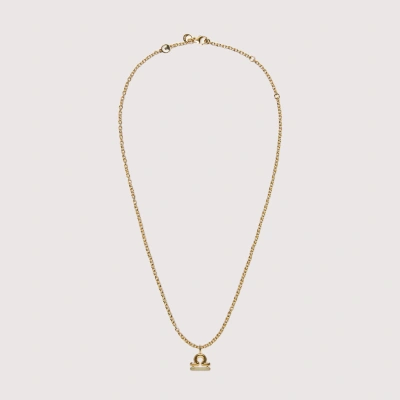 Coccinelle Metal Necklace Libra In Gold/lattementa