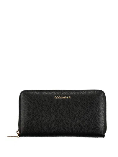 Coccinelle Metal Soft Wallet In Nero