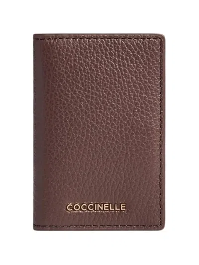 Coccinelle Metallic Leather Wallet In Pattern