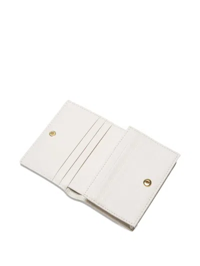 Coccinelle Metallic-logo Wallet In White