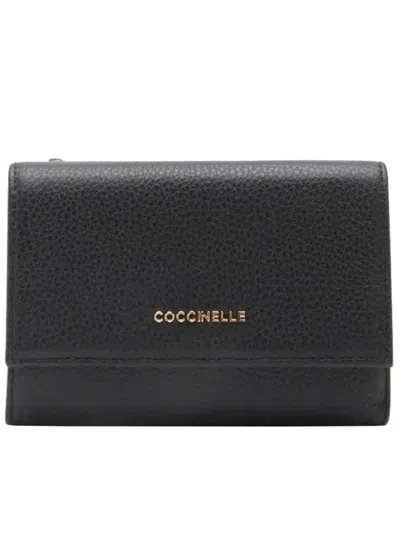Coccinelle Metallic Soft Accessories In Black