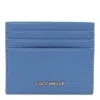 Coccinelle Metallic Soft Cards Holder In Blau