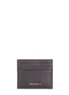 Coccinelle Metallic Soft Cards Holder In Gray