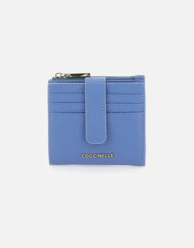Coccinelle Metallic Soft Grain Leather Wallet