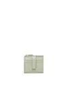 Coccinelle Metallic Soft Mini Wallet In Green
