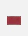 COCCINELLE COCCINELLE METALLIC SOFT SANGRIA RED WALLET
