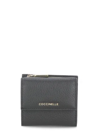 Coccinelle Metallic Soft Wallet In Black