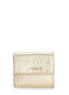 Coccinelle Metallic Soft Wallet In Neutral