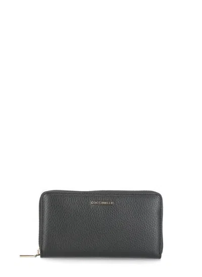 Coccinelle Metallic Soft Wallet In Black