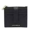 Coccinelle Metallic Soft Button Wallet In Black