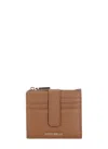 Coccinelle Leather Zip-fastening Wallet In Brown