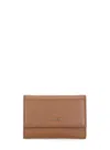 Coccinelle Metallic Soft Wallet In Brown
