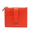 Coccinelle Metallic Soft Wallet In Orange