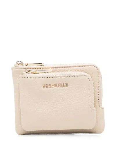 Coccinelle Metallic Soft Wallet In Pink