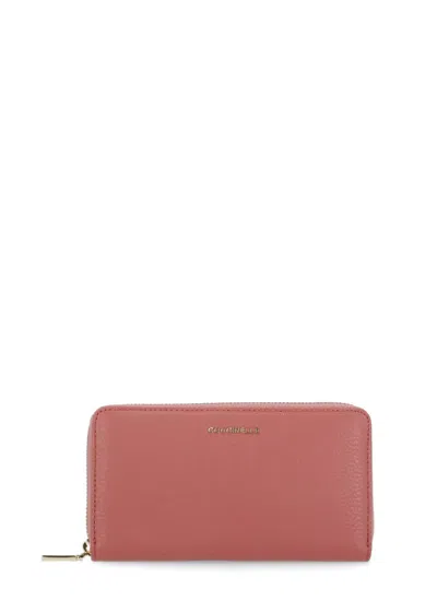 Coccinelle Metallic Soft Wallet In Red