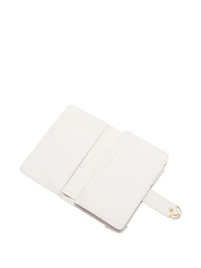 Coccinelle Metallic Wallet In White