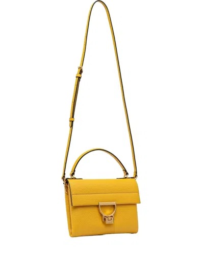 Coccinelle Mini Arlettis Cross-body Bag In Yellow