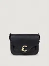 Coccinelle C-me Medium Shoulder Bag In Black