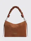 Coccinelle Small Boheme Braided-handle Shoulder Bag In Brown