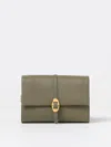 Coccinelle Dorian Leather Crossbody Bag In Green