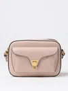 Coccinelle Small Beat Soft Cross Body Bag In Neutral