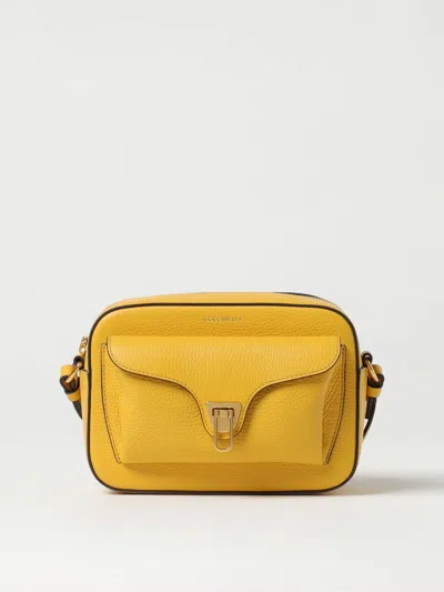 Coccinelle Yellow Leather Women Handbag