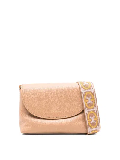 Coccinelle Mini Bag Grained Leather In Color Carne Y Neutral