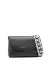 Coccinelle Mini Bag Grained Leather In Negro
