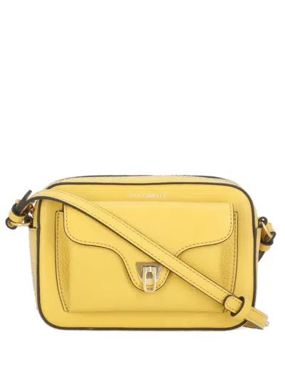 Coccinelle Yellow Leather Women Handbag