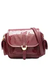 Coccinelle Mini Campus Satchel Bag In Red