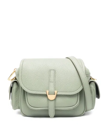 Coccinelle Mini Campus Shoulder Bag In Green