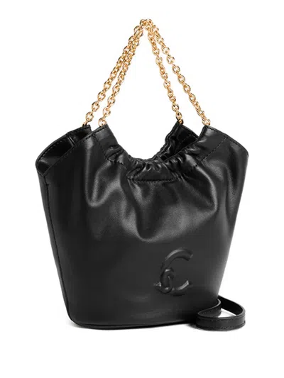 Coccinelle Mini Chain-handles Shoulder Bag In Black