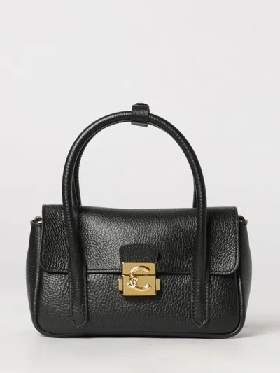 Coccinelle Mini Bag Woman Color Sand In Black