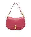 Coccinelle Multicolor Leather Handbag In Pink