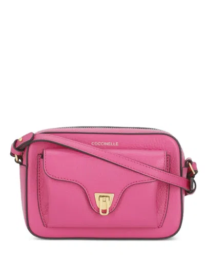 Coccinelle Mini Soft Beat Cross Body Bag In Pink