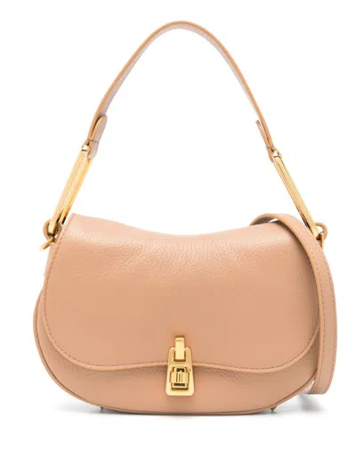 Coccinelle Medium Magie Soft Shoulder Bag In Brown
