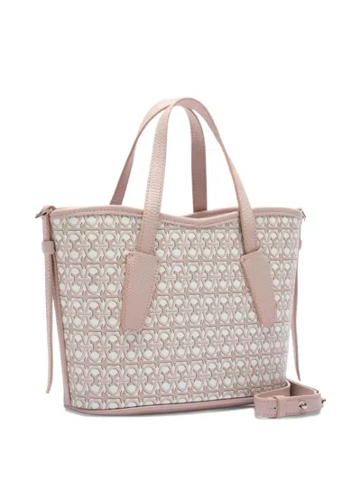 Coccinelle Monogram-pattern Shoulder Bag In Multi