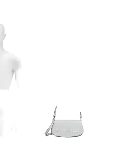 Coccinelle Myrtha Houlder Bag In Gray