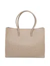 COCCINELLE MYRTHA S TAUPE TOTE BAG