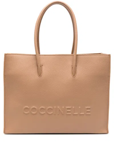 Coccinelle Myrtha Tote Bag In Neutrals