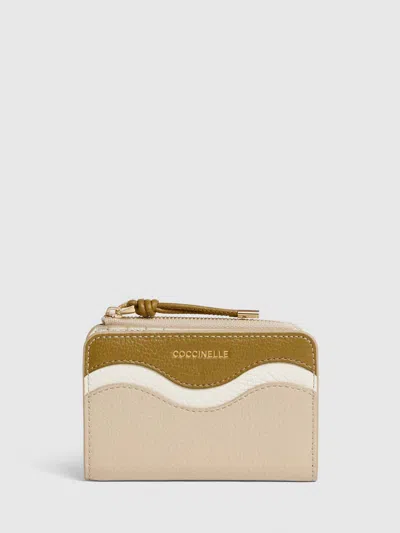 Coccinelle Wallet Woman Color Cream In Neutral