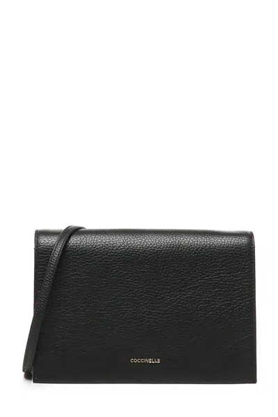 COCCINELLE NATURAL DANDY FOLDOVER-TOP SHOULDER BAG