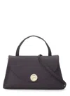 Coccinelle Leather Shoulder Bag Handle In Purple
