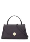 Coccinelle Leather Shoulder Bag Handle In Purple