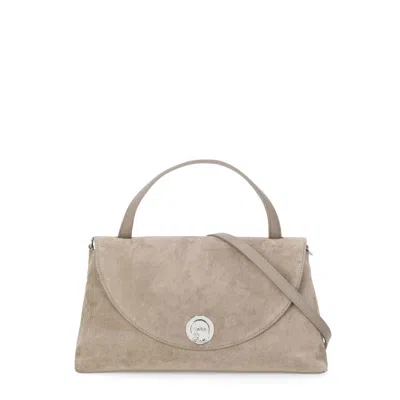 Coccinelle Nikla Suede Bag In Gray