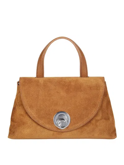 Coccinelle Nikla Suede Bim S Handbags In Brown