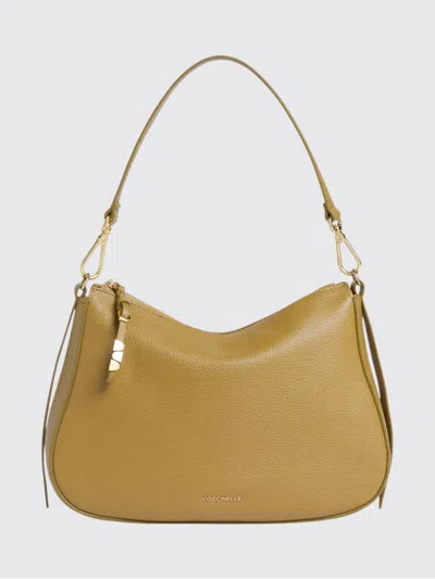 Coccinelle Shoulder Bag Woman Color Green In Purple