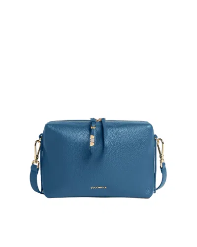 Coccinelle Small Nory Shoulder Bag In Blue